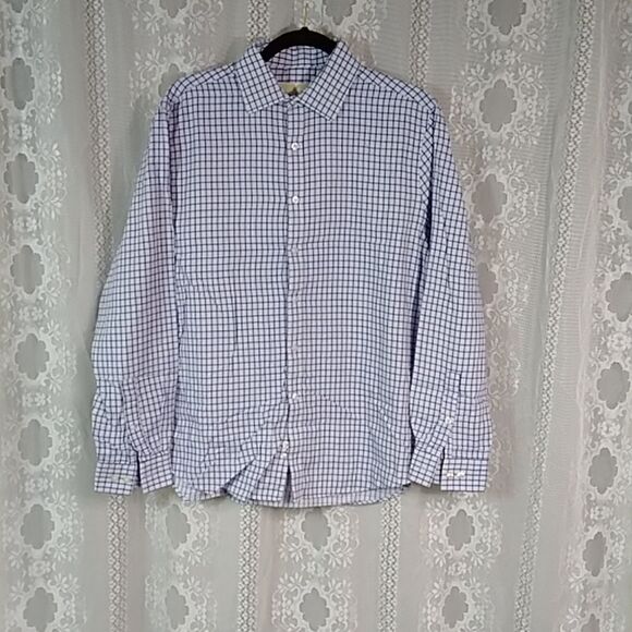 Michael Michael Kors Striped No Label Men's Shirt Size 16.5 34/35 - Picture 2 of 14